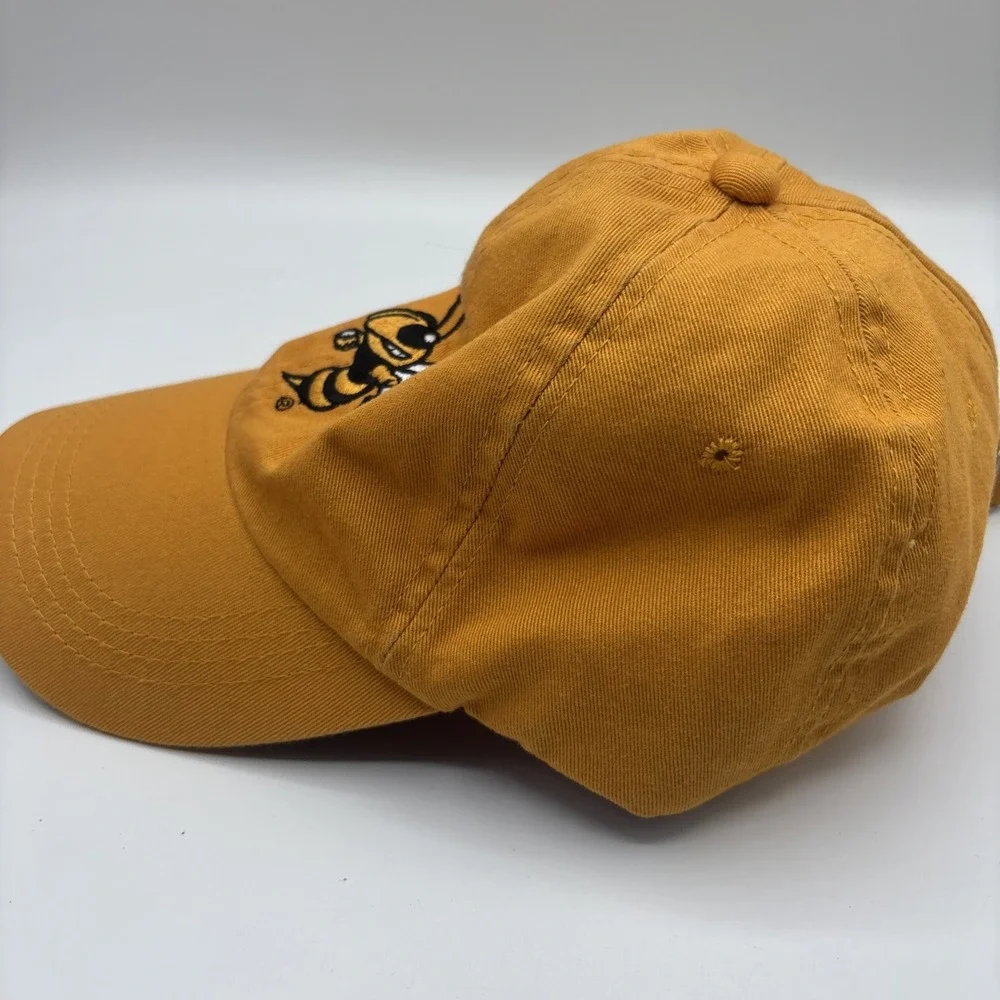 Vintage Georgia Tech Yellow Jackets Hat Gold Adjustable Strap Buzz